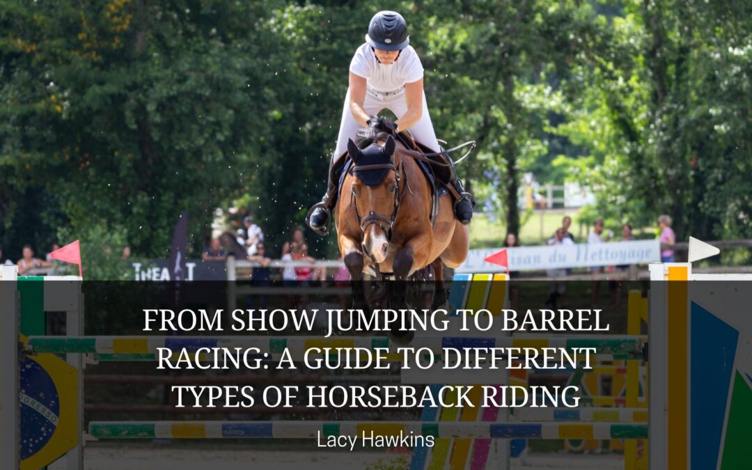 From Show Jumping to Barrel Racing: A Guide to Different Types of Horseback Riding