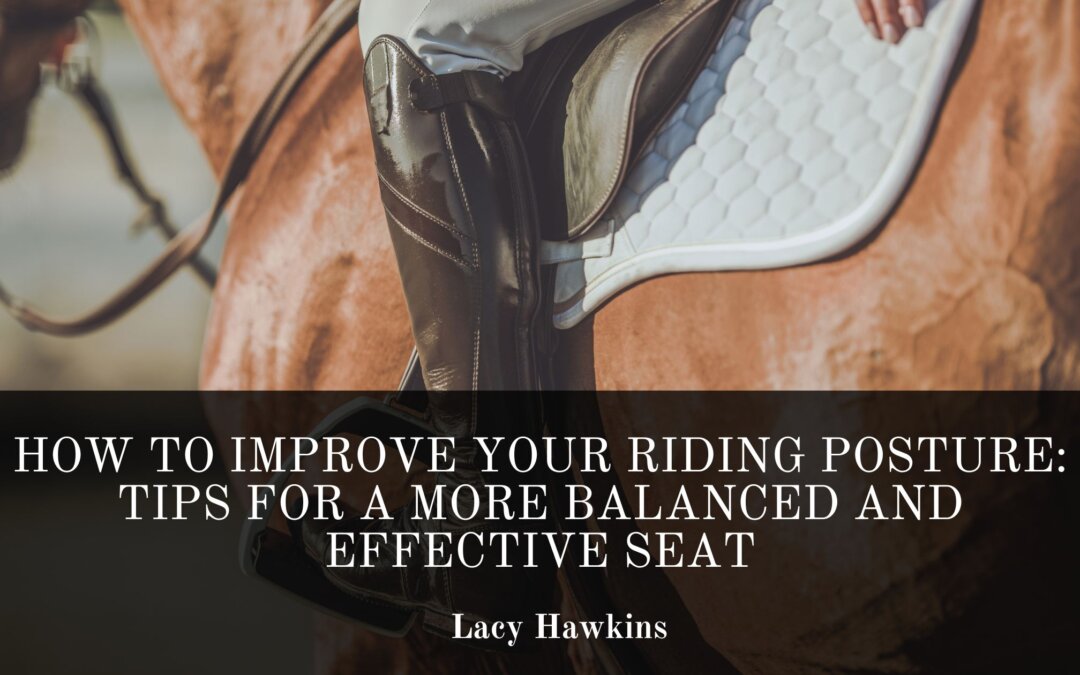 How to Improve Your Riding Posture: Tips for a More Balanced and Effective Seat